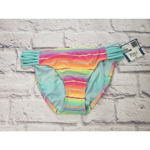 Arizona Jean Co Jrs Size XS Rainbow Hipster Bikini Swimsuit Bottom - Picture 1 of 3